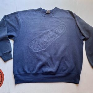 Fruit of‎ the Loom Vintage 1990’s Michigan navy sweatshirt size xl